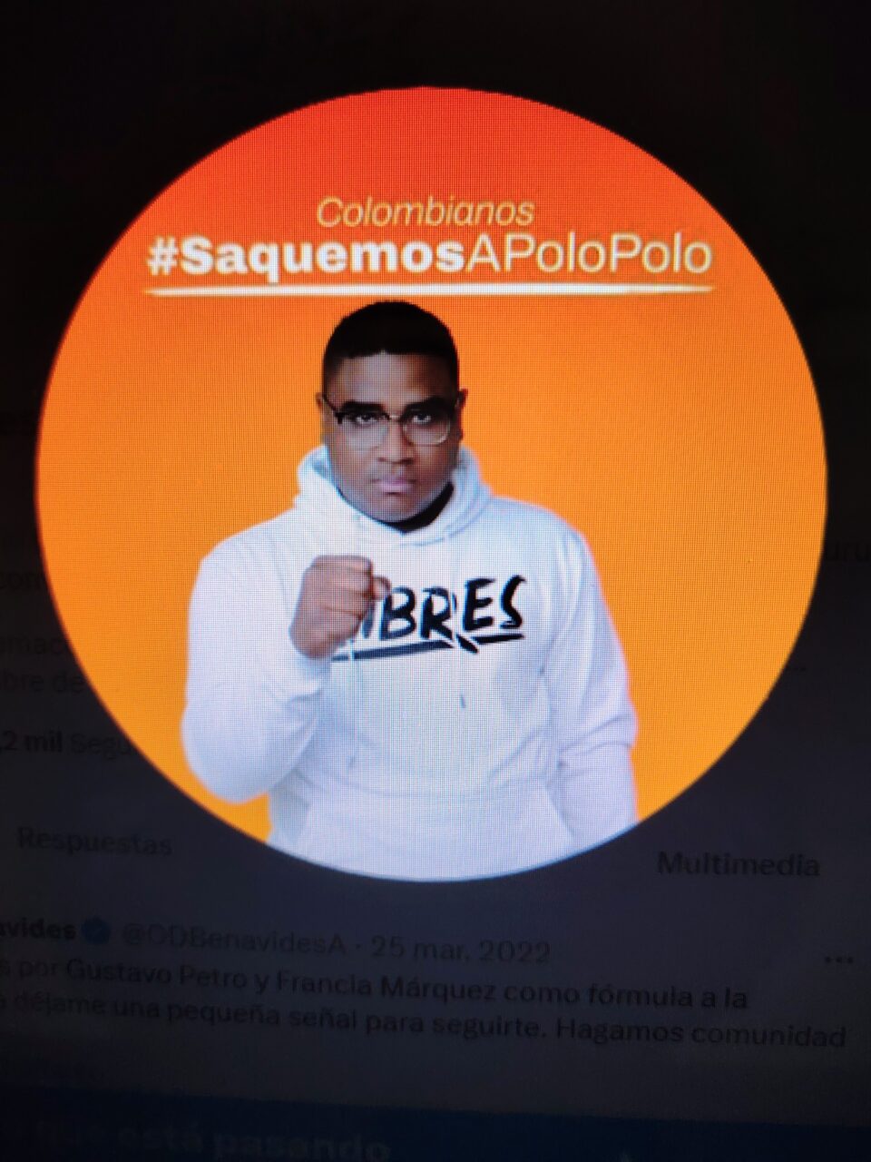 CURUL AFRO ELEGIDO, OSCAR BENAVIDEZ.